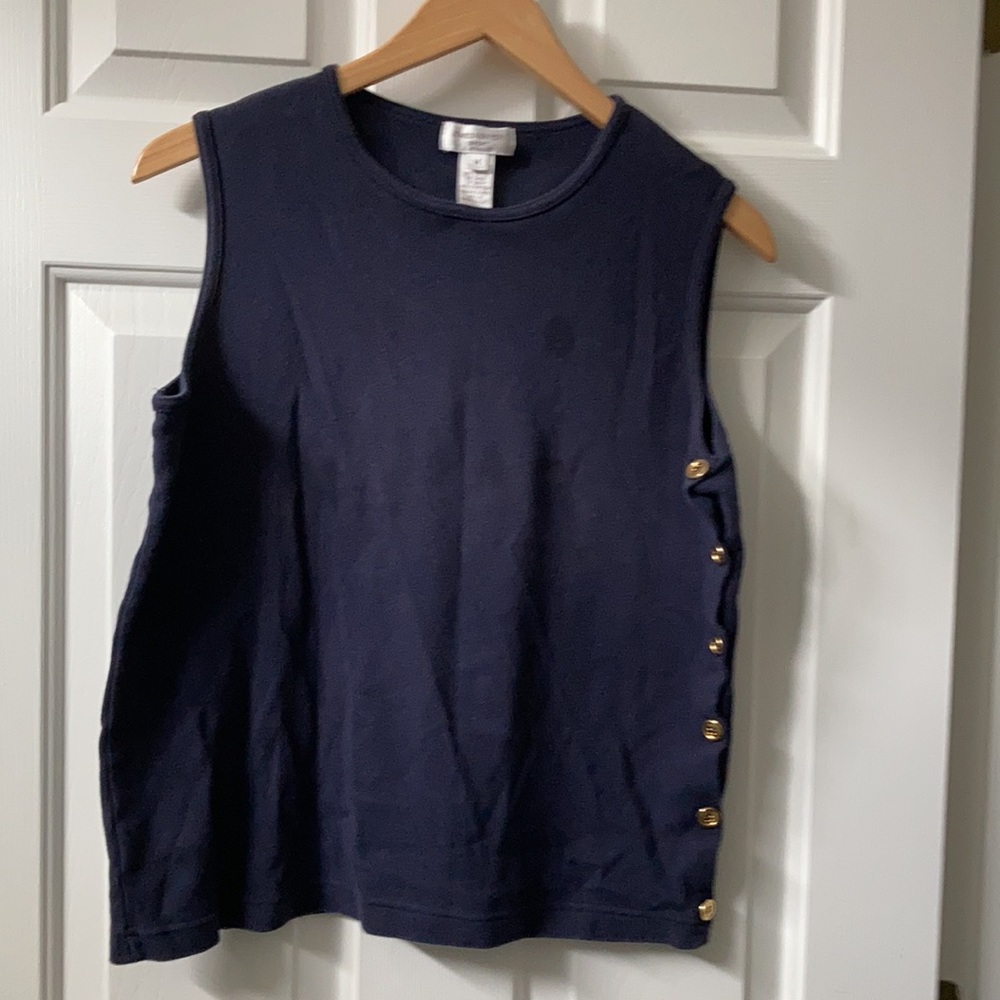 MAKE AN OFFER Gently worn Medium Jones New York Navy vest